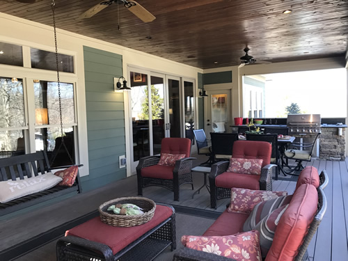 Schumacher Model Home Porch