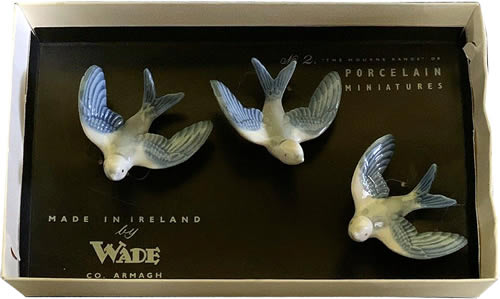 Wade Flying Birds Porcelain Miniatures