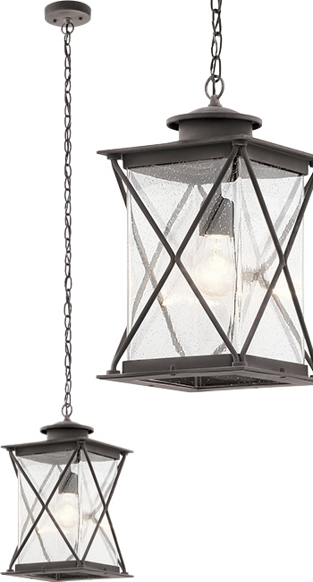 Kichler 49747WZC Argyle 1-Light Outdoor Lantern