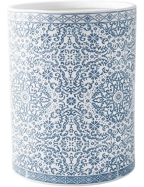 Peri Home Capri Medallion Wastebasket