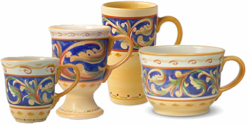 Pfaltzgraff Villa Della Luna Stoneware Mugs