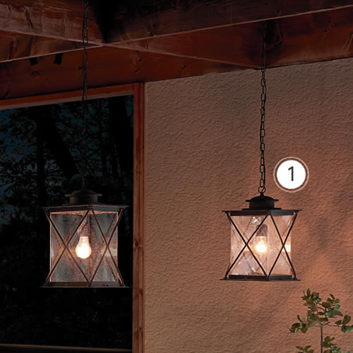 Kichler 49747WZC Argyle 1-Light Outdoor Lantern