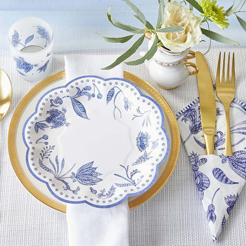 Blue Willow 7-inch Premium Paper Plates