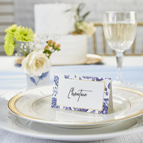 Blue Willow Place Card