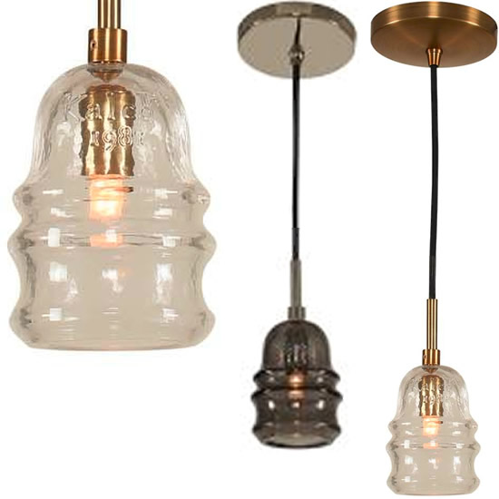 Kalco 303650, 303651 York 1-Light Mini Pendants