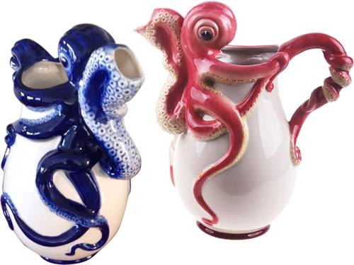 Blue Sky Clayworks and Heather Goldminc Octopus Ceramics