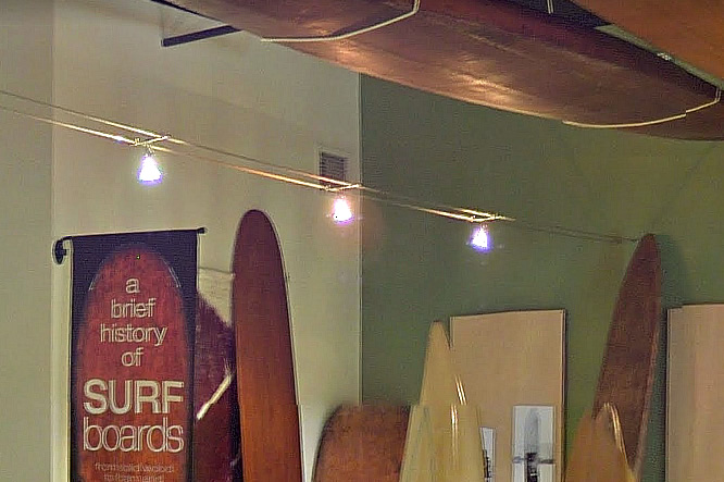 Cable Lighting at California Surf Museum in Oceanside, California
