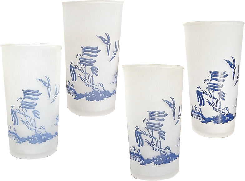 Johnson Brothers Willow Blue and Spode Blue Italian Glassware my design42