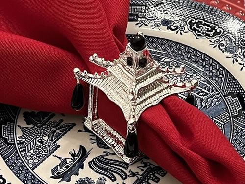 Pagoda Napkin Rings